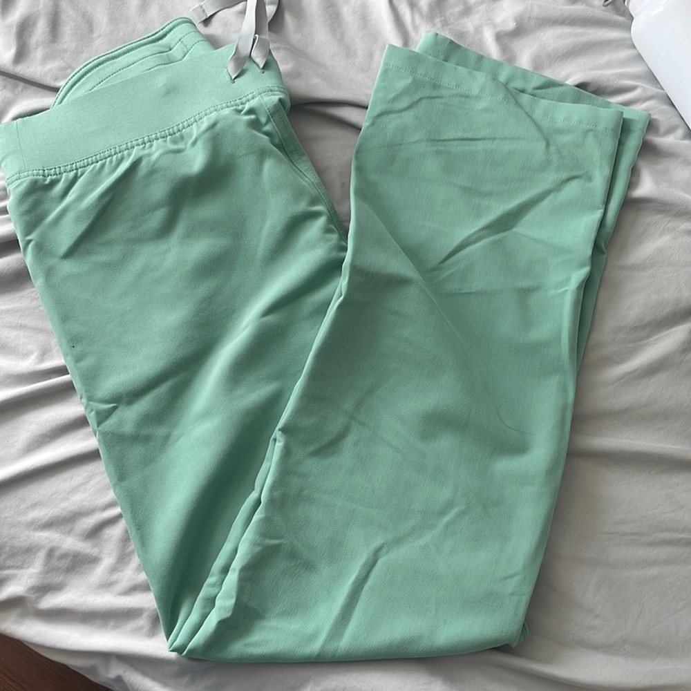 Sea green figs scrubs pants